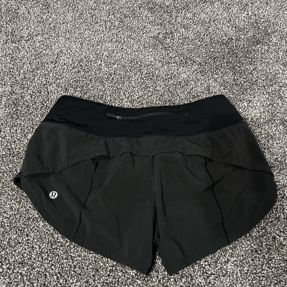 lululemon athletica Women's Black Athletic Shorts